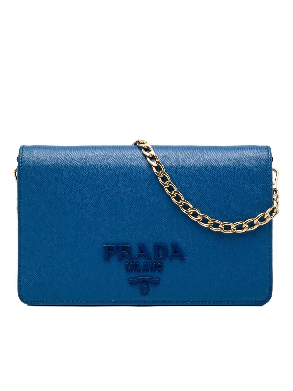 Prada Saffiano Lux Monochrome Wallet On #358169P68B